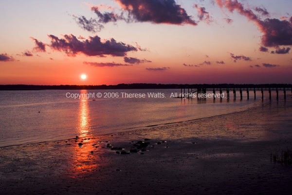 Sunset over Calibogue Sound - #33