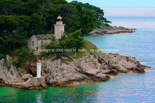 Daska Island Lighthouse, Port of Dubrovnik