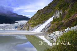 Juneau gallery includes scenes from Mendenhall Glacier and Lake, and sunset scenes from Mount Roberts.