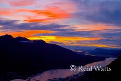 Sunset Over Juneau