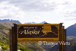 Welcome to Alaska on return from British Columbia