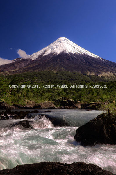 Petrohue Falls - Saltos de Petrohue and Osorno Volcano, Chile