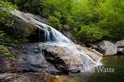 View of Second Falls on the Yellowstone Prong of the East Fork of the Pigeon River, NC